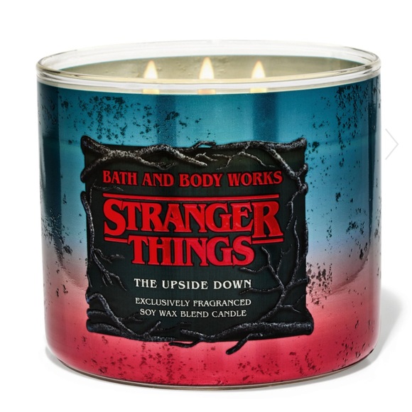Bath & Body Works Other - NWT Bath and Body Works ‘The Upside Down’ Stranger Things 3-Wick Candle